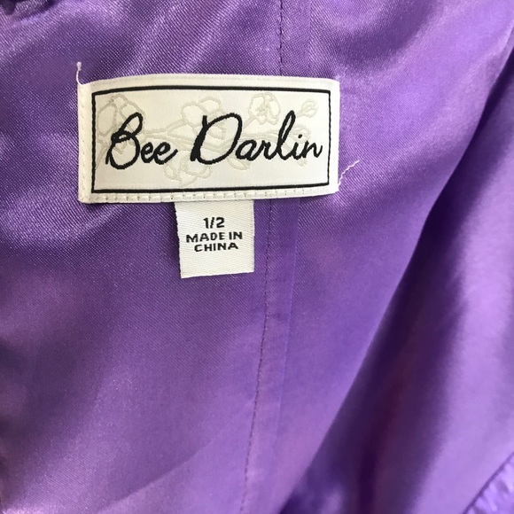 BEE DARLIN🌹LONG PURPLE PROM DRESS🌹CHIFFON🌹ZIP🌹 - Picture 7 of 7